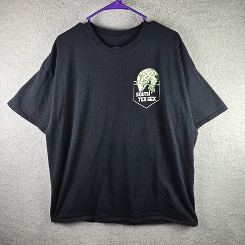 Geckos shirt mens 2xl - geckos, black