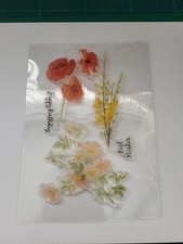 Mixed Occasion Flower Clear Stamps