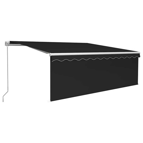 Manual retractable awning - retractable, with