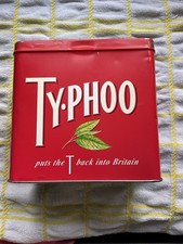 Vintage Typhoo Tea (Empty) Tea Tin Caddy Limited Edition