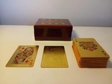 Luxury Gold Plated Playing Cards | Produced With 99.9% Pure 24 Carat Gold Foil