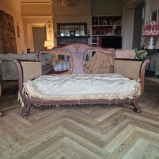 Antique Bergere 2-Seater Sofa