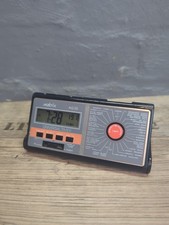 Vintage Travel Alarm Clock World Timer & Temperature Sensor 80s Digital Clock