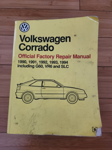 Corrado volkswagen shop manual - corrado,
