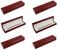 Premium Glossy Rosewood Bracelet Watch Chain Jewellery Gift Display Charm Box 