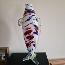 Vintage Murano Glass Fish Vase