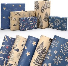 5 Sheets Christmas Kraft