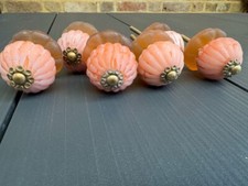 Six Anthropologie Glass knobs