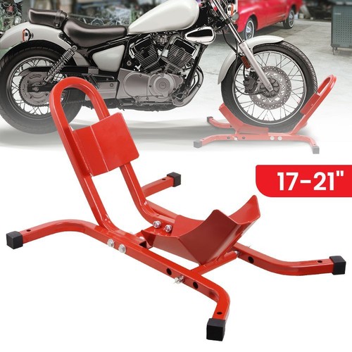 Motorcycle front wheel chock - wheel,