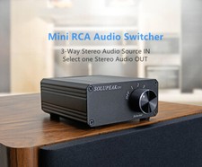 3 IN RCA Selector Stereo audio