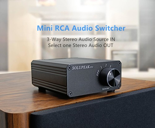 Rca selector stereo - in,