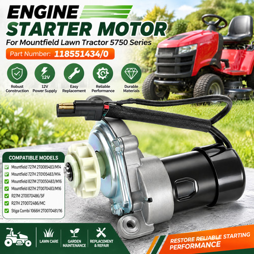 Starter motor lawn - motor,