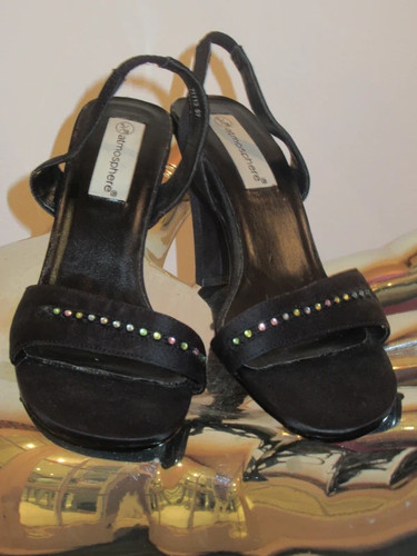 Slingback 10cm high - , block