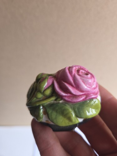 Halcyon days rose enamel - enamel, box