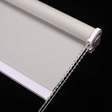 UK 100% Blackout Fabric Window Roller Blinds 165cm & 210cm Drop Easy To Install