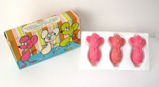 VINTAGE AVON COSMETICS THREE NICE MICE CHILDRENS SOAP SET 153g BOXED UNUSED 1970