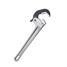 Uimoso Aluminum Straight Pipe Wrench 14 in Automatic Jaw Adjustment 60CRV Jaw