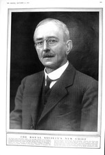 Antique Old Print 1922 Sir Charles Scott Sherrington Prince Wales Chief Scout