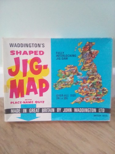 Waddington shaped jig map - shaped, jig-map