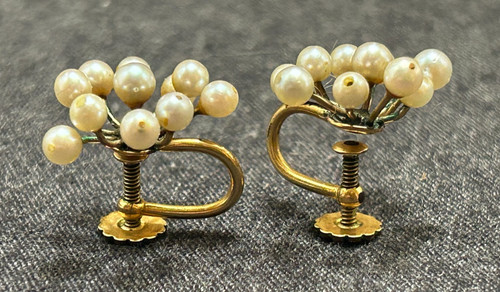 Vintage 12k seed pearl - vintage,