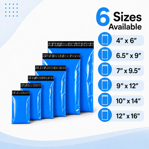 Blue mailing bags strong - bags, self