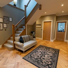  👜 Trade 12mm Natural Oak Herringbone Engineered Wood Flooring Parquet £27.99m2