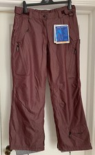 Women’s Trespass “Twisty Hedonic” Ski Trousers Burgundy (prune) Large BNWT