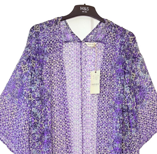Ladies kaftan blue - kaftan, mix