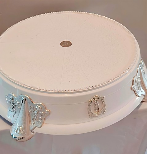Wedding cake stand white - wedding,