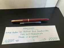 Vintage Parker 45 DeLuxe Red