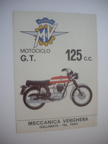 Agusta 125 motorcycle - mv,