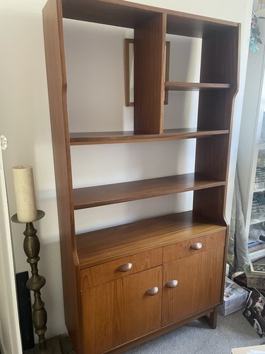 Vintage mid century shelving - vintage,