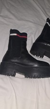 Tommy Hilfiger Black Leather