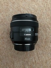 Canon 35mm lens 2 - 1.2, usm