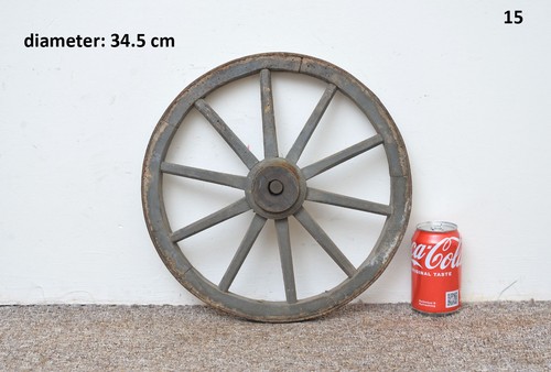 Vintage old wooden cart wagon