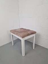 Vintage Wooden Piano Stool /