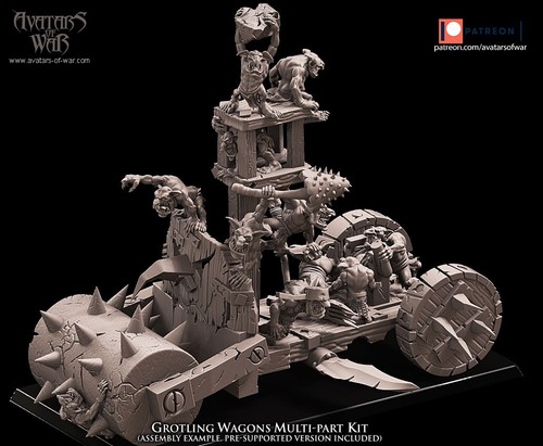 Goblin grotling battle - grotling,