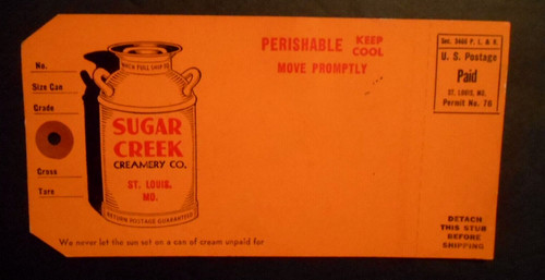 Vintage sugar creek - sugar, creamery