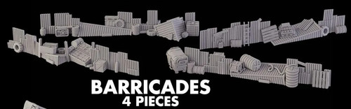 Wasteland barricades scenery - wasteland,