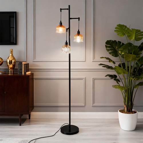 Head floor lamp standing - lamp,