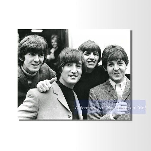 The beatles 1960s black and - beatles,