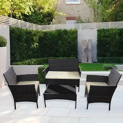 Rattan garden furniture set - rattan,