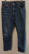 Levi Strauss 501's Blue Jeans 32" Waist 29" Leg BU