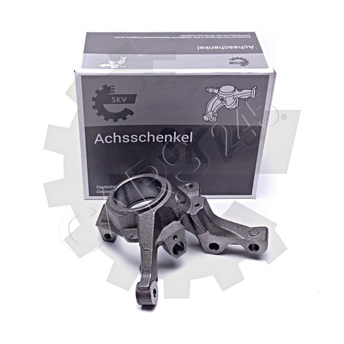 Front left wheel suspension - front,