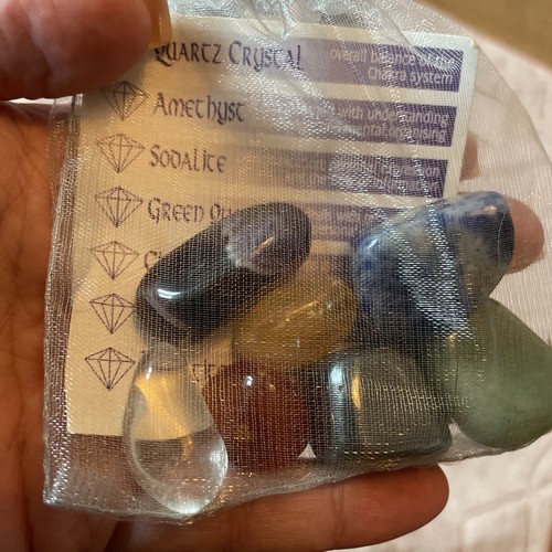 Chakra crystal set tumble - chakra,