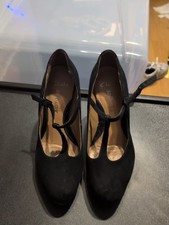 Clarks Software , Black Suede Shoes Size 5