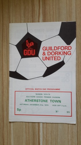 Guildford dorking utd v - dorking,