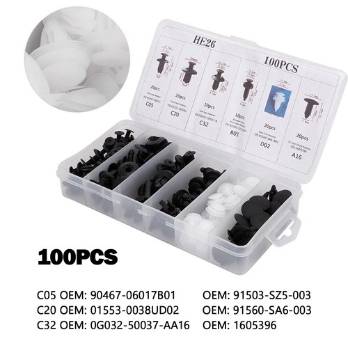 100pcs new bumper clips - new, auto