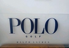 RALPH LAUREN POLO GOLF - RETAIL ADVERTISING DISPLAY SIGN.