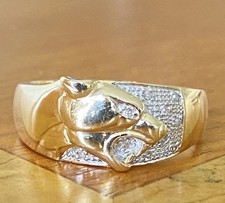 Gents 9ct Gold & Diamond